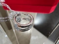 CARTIER Nail Juste un Clou Silver Paved Diamonds Дамско Колие Пирон, снимка 5