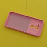 калъф за Xiaomi Redmi Note 9 силиконов подплатен защита на камерата розов, снимка 3 - Калъфи, кейсове - 41061981