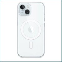 Прозрачен Силиконов MagSafe Кейс за Apple iPhone 15 Pro Plus Max, снимка 4 - Калъфи, кейсове - 42334323