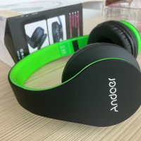Andoer безжични Bluetooth стерео сгъваеми слушалки, снимка 4 - Слушалки и портативни колонки - 41551720