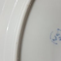 Порцеланови български елипсовидни чинии- 2 броя, снимка 4 - Чинии - 34285110