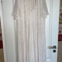 😮 wow zara  нова разкошна елегантна ежедневна бяла плисирана  плисе рокля Zara солей , снимка 12 - Рокли - 42561072
