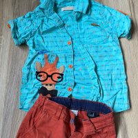 Лот от ризка и панталон за момченце H&M ! 86 р, снимка 3 - Комплекти за бебе - 35934598