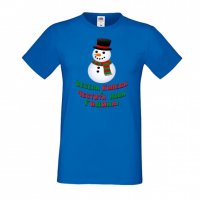 Мъжка тениска Коледа Весела Коледа 3, снимка 4 - Тениски - 34690285