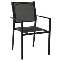 Стол трапезен NEDAN черен, снимка 1 - Столове - 44277165