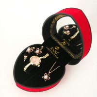 Дамски подаръчен комплект JESOU Collection кутия сърце с огледало / 4756, снимка 3 - Подаръци за жени - 35672910