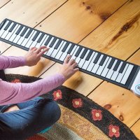 Детско силиконово пиано с 49 клавиша, снимка 4 - Музикални играчки - 40494688