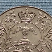 Монета 1977г. Великобритания 25г. Управление на Елизабет втора 18800, снимка 2 - Нумизматика и бонистика - 42711824