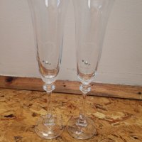 Чаши за шампанско , снимка 2 - Сватбени аксесоари - 39200784