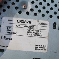Радиокасетофон ''Clarion CRX 87 R'', снимка 7 - Аксесоари и консумативи - 40658004