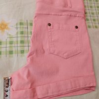 Дамски розови панталонки XS, S/25, 26, 27+подарък, снимка 10 - Къси панталони и бермуди - 41023531