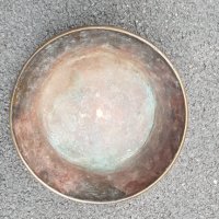 Бакърена купа тава чиния , снимка 1 - Антикварни и старинни предмети - 39245793