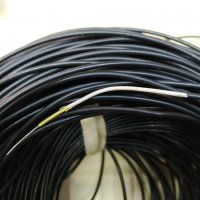 Военен коаксиален посребрен кабел РК75-1-11 с едножилна сърцевина 1 х 0.17мм, снимка 1 - Друга електроника - 40152806