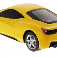 RASTAR Кола с волан контролер FERRARI 458 ITALIA жълто 47300 8 1:14, снимка 3 - Коли, камиони, мотори, писти - 35991186