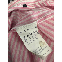 Мъжка риза HUGO BOSS Лен и памук размер XL / XXL райе, снимка 2 - Ризи - 44569058