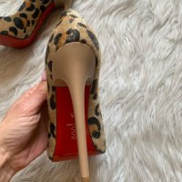 Нови леопардови обувки, снимка 5 - Дамски елегантни обувки - 40801348