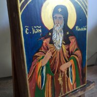 Икона на св.Иван Рилски, снимка 4 - Икони - 36775615