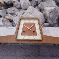 Стар каминен часовник, Ретро арт винтидж, made in GERMANY, снимка 4 - Антикварни и старинни предмети - 35932542