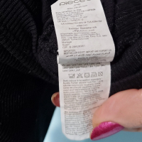 Маркова еластична блуза Pieces / унисайз , снимка 10 - Блузи с дълъг ръкав и пуловери - 44776207
