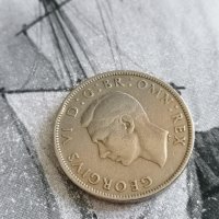 Монета - Великобритания - 2 шилинга | 1950г., снимка 2 - Нумизматика и бонистика - 35773612