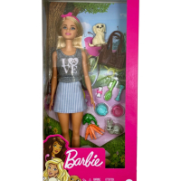 Оригинална кукла Barbie - Барби с домашни любимци и аксесоари, снимка 1 - Кукли - 44687505