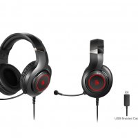 Нови геймърски слушалки с микрофон, A4TECH Bloody G220S, снимка 1 - Слушалки за компютър - 34756316