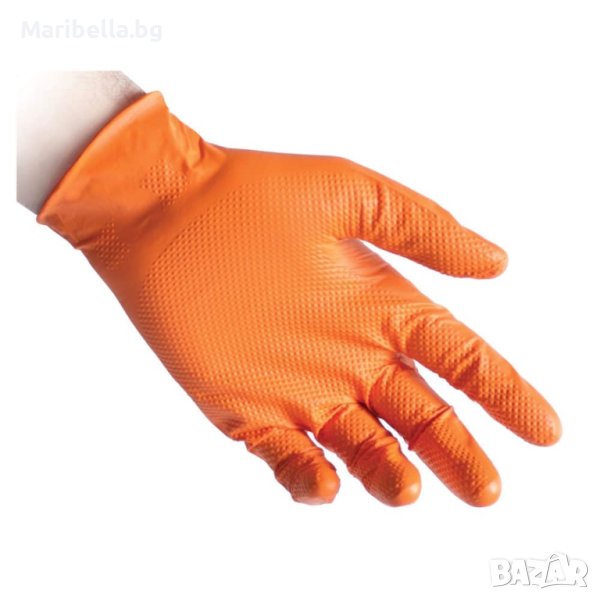 Плътни нитрилни ръкавици за автосервизи, размери M, Л и ХЛ, снимка 1