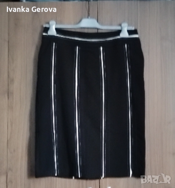 Дамска пола,черно и бяло,размер 46,без следи от употреба, снимка 1