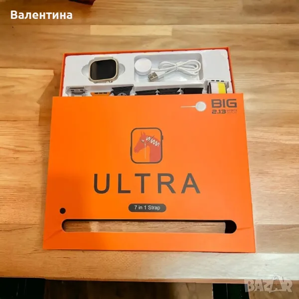 Смарт часовник 2023 New smart watch S100 ultra, снимка 1