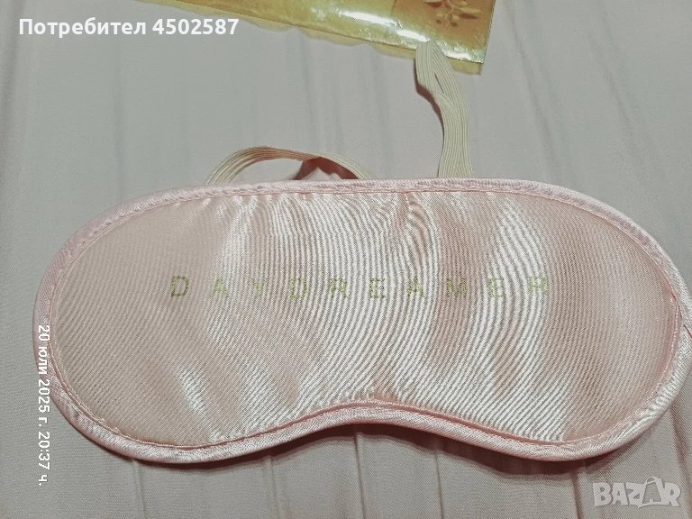 Сатенена маска за сън La Senza UK, снимка 1