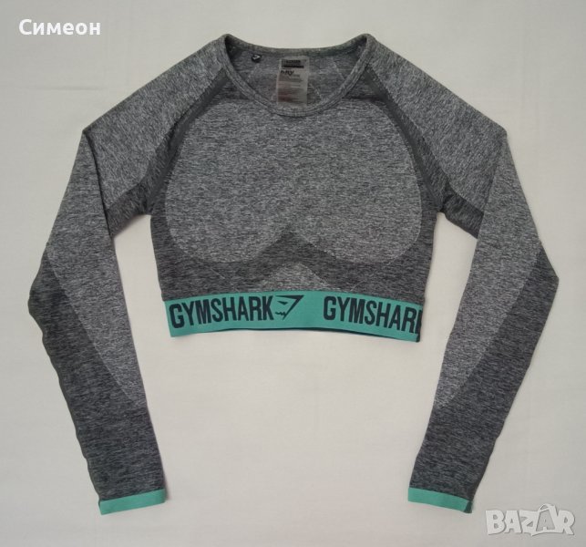 Gymshark Seamless Cropped Top оригинална блуза S спорт фитнес, снимка 1