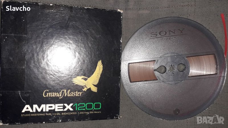 Ролка за магнетофон/ролков дек Ampex 1200, 18sm.540mt./ Made in U.S.A., снимка 1