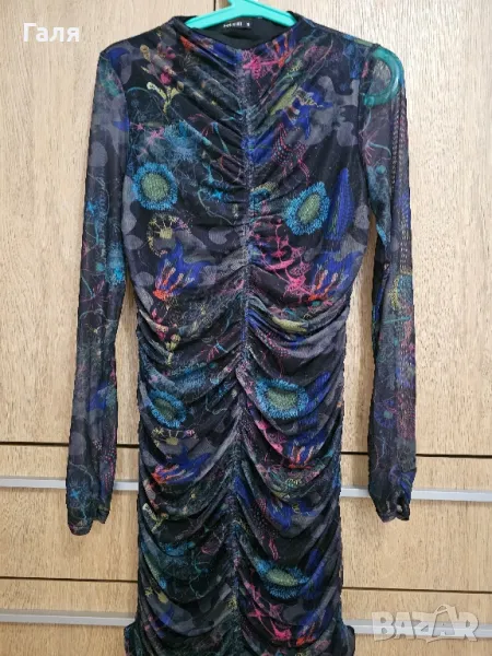 Рокля с тюл и подплата, снимка 1