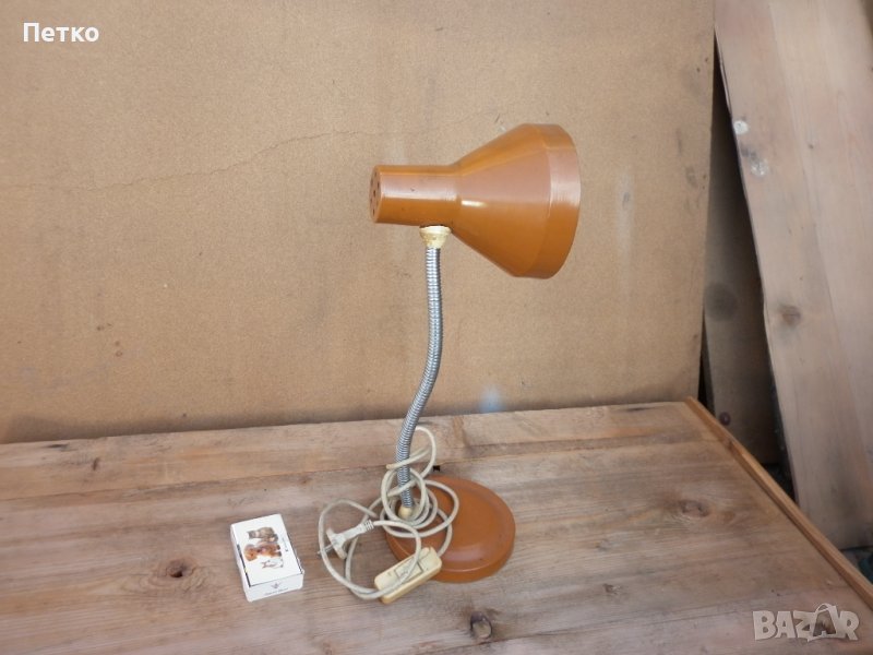 Стара метална лампа  НРБ, снимка 1