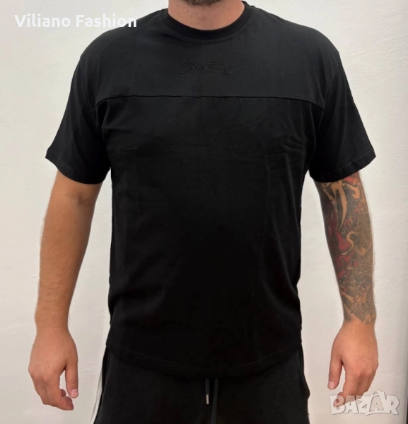 Мъжка тениска с бродерия , снимка 1