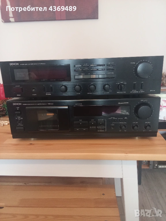 Дек и усилвател ресивър Денон, снимка 1