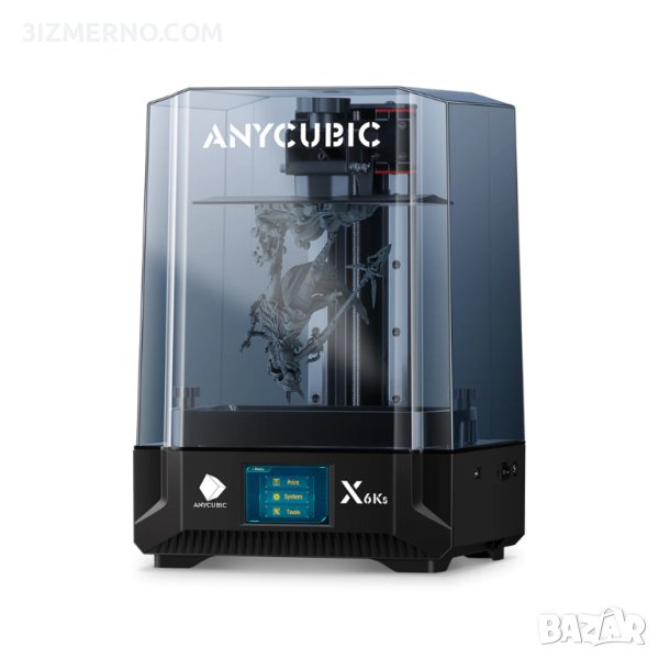 Фотополимерен 3D Принтер ANYCUBIC Photon Mono X 6Ks  9.1" Monochrome LCD 200x196x122 mm, снимка 1