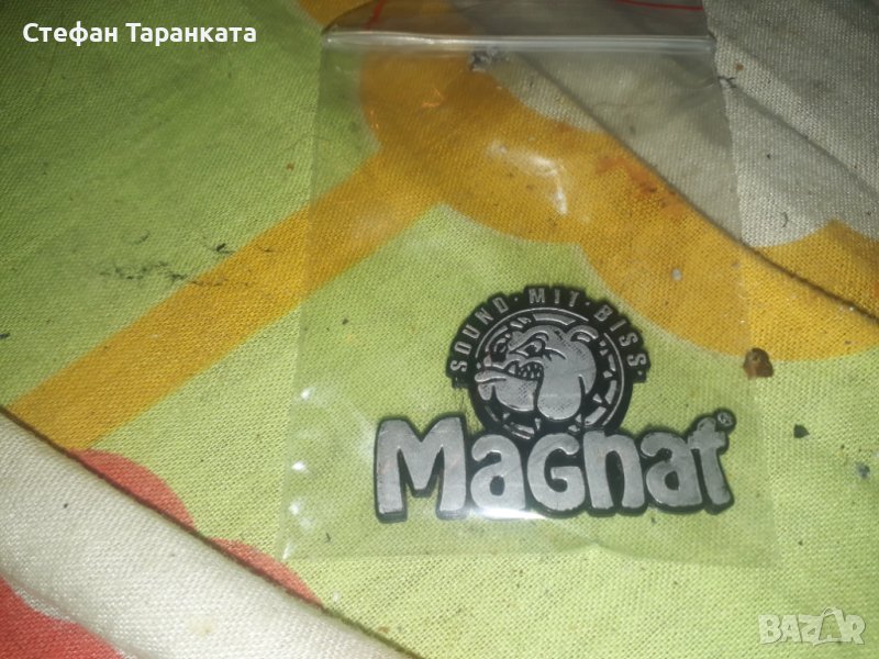 MAGNAT-Табелка от тонколона, снимка 1