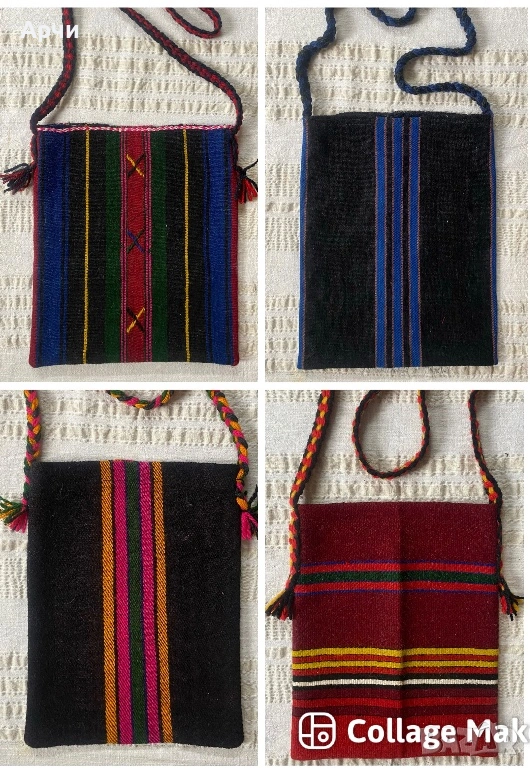 Етно торбички ор автентични платове, снимка 1