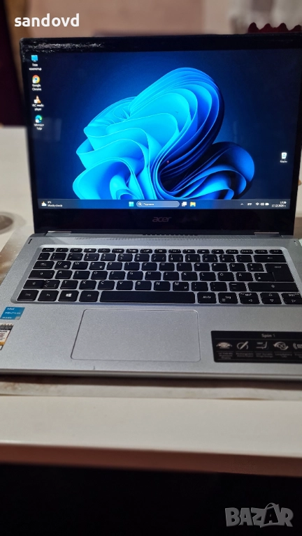 коледен лаптоп ACER spin1 sp114-31 цена 150лв, снимка 1