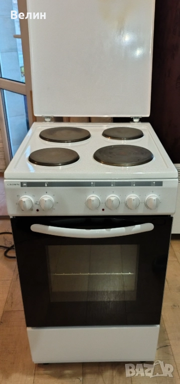 Готварска печка (ток) Crown 54AM A CLASS MULTIFUNCTIONAL , 4 ток , Бял, снимка 1