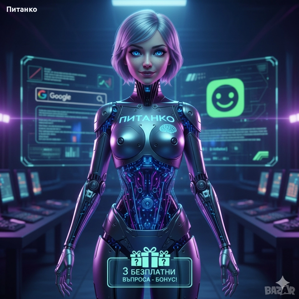 🚀 Питанко: Твоят личен AI (Изкуствен Интелект) асистент, учител и консултант (3 БЕЗПЛАТНИ ВЪПРОСА), снимка 1