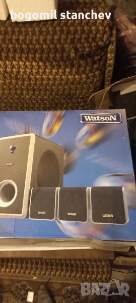 Aктивни с усилвател 5+1 и дистанционно тонколони Watson100W 6бр. С суббуфер, снимка 1