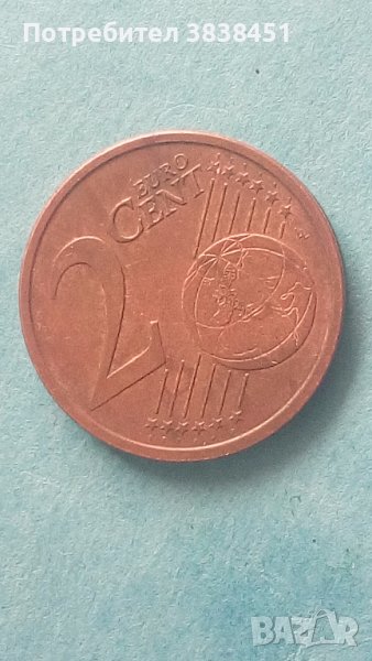 2 Euro Cent 2004 года Италия, снимка 1