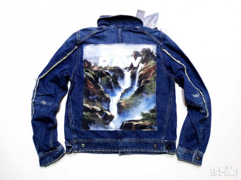 Ново Намалено Jaden Smith + G-Star Forces of Nature D-STAQ RFTP WATER 3D JKT Дънково Яке Унисекс - S, снимка 1