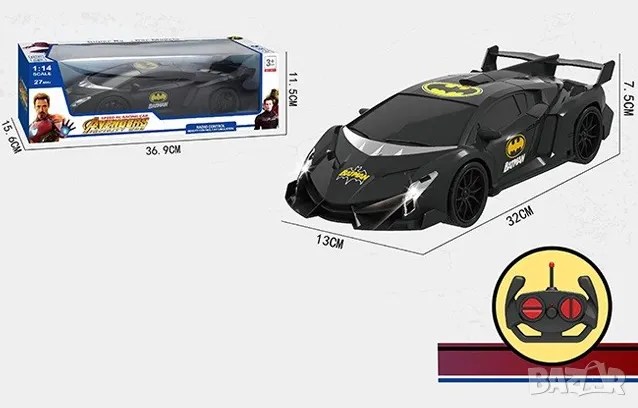 Кола с дистанционно управление Батмобил (Batmobile), снимка 1