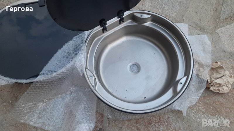 Мивка, газови котлони, газов плот за кемпер / каравана със стъклен капак Dometic , снимка 1