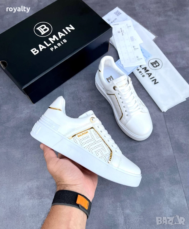Balmain Бели Дамски Маратонки , снимка 1