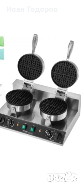 Професионален двоен гофретник , снимка 1