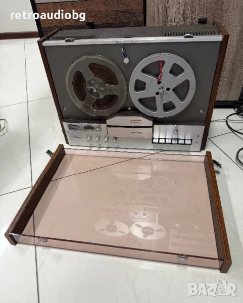 🔊Ретро ролков магнетофон PHILIPS 4404 + капак - след пълен рекап - напълно възстановен🔊, снимка 1